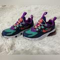 Nike Shoes | Nike Air Max 270 React Blue Ember Bq0103-402 Gs Size 11c | Color: Blue | Size: 11b
