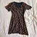 Madewell Dresses | Madewell Orchard Fluttersleeve Brown Floral Dress, Size 2, Prairie Blossoms | Color: Blue/Brown | Size: 2