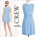 J. Crew Dresses | J.Crew Blue & White Striped Silk Dress Size 4 | Color: Blue/White | Size: 4