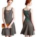 Anthropologie Dresses | Nwt Anthro Bordeaux Tanith Skater Dress Size S/P | Color: Black/Green/Red/Tan/White | Size: S