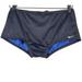 Nike Swim | Nike Men's Swimsuit Black And Blue Poly Drag Brief Swim Trunks Nwt | Color: Black/Blue | Size: 28