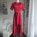 Zara Dresses | Nwt Zara High-Low Satin Dress - Small | Color: Red | Size: S