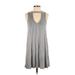 American Eagle Outfitters Casual Dress - A-Line: Gray Marled Dresses - Women's Size Small