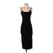 Wild Fable Casual Dress - Midi Scoop Neck Sleeveless: Black Print Dresses - Women's Size Small