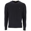 Tommy Hilfiger Rundhalspullover mit Strukturstrick Herren desert sky, Gr. L, Bio-baumwolle, Pullover