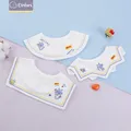 Elinfant-Serviette de salive 100% coton pour bébé lange d'aviation pour nouveau-né de 0 à 3 ans 3