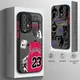 Coque de téléphone translucide conviviale rée Basketball Star Cool pour Samsung Galaxy A91 A81