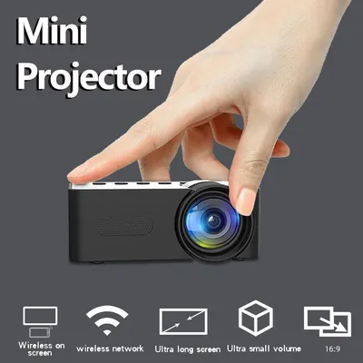 Mini budgétaire portable YT100 Full HD 1080P vidéo mobile Wifi cinéma maison intelligent sans