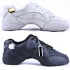 Heißer Verkauf Weiß Schwarz Leder Tanz Schuhe Turnschuhe Für Frau Sport Praxis Schuhe Modern Dance Jazz Schuhe