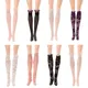 Mode 1/6 Puppe Strümpfe Sexy Spitze Knie Hohe Socken Elastische Fishnet Strumpfhosen Leggings Socken