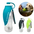 580ml Sport portatile bottiglia d'acqua per cani da compagnia ciotola per cani da viaggio in