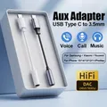 Adattatore per cuffie da USB C a 3,5 mm per iPhone Sumsang Huawei Xiaomi Redmi Poco Pixel Cavo adattatore audio AUX per auricolari con jack da 3,5 mm