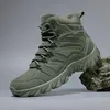 2023 High top Outdoor Stiefel Männer Wanderschuhe Männliche Stiefel Männer Große Größe Leder Stiefel Licht Outdoor Jagd turnschuhe arbeit safty