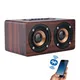 Vintage Holz drahtlose Bluetooth-Lautsprecher Heimkino Stereo Surround Subwoofer Hifi-Schock