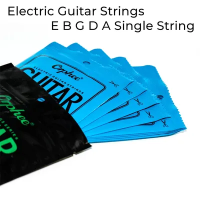 Elektrische Gitarre Saiten E B G D EINE Einzelnen String Super Licht Gauge 009-042 Orphee RX15
