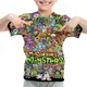 Meine singenden Monster 3D-Druck T-Shirt Jungen Mädchen Sommer 3D Cartoon Anime T-Shirt O-Ausschnitt