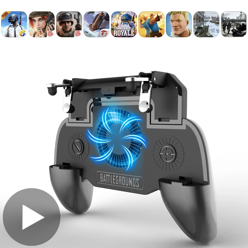 Gaming L1 R1 Control Joystick für Android iPhone Telefon Gamepad PUBG Controller Mobile Trigger Joypad Spiel Konsole Pad Cellular Image