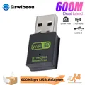 600 MBit/s USB-WLAN-Bluetooth-Adapter Dualband 2.4/5 8 GHz drahtloser externer Empfänger Mini 150