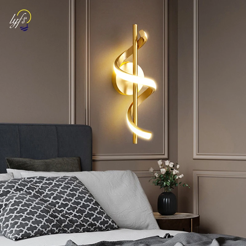 Led Wand Lampe Für Wohnzimmer TV Sofa Schlafzimmer Nacht Lichter Leuchte Dekoration Hause Luxus Nordic Innen Wand Licht Wandlampen