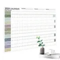 Kalender 2024 Wand jan bis Dezember 2024 Planer 12 Monats kalender dickes Papier 29x20 Zoll 2024