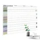 Kalender 2024 Wand jan bis Dezember 2024 Planer 12 Monats kalender dickes Papier 29x20 Zoll 2024