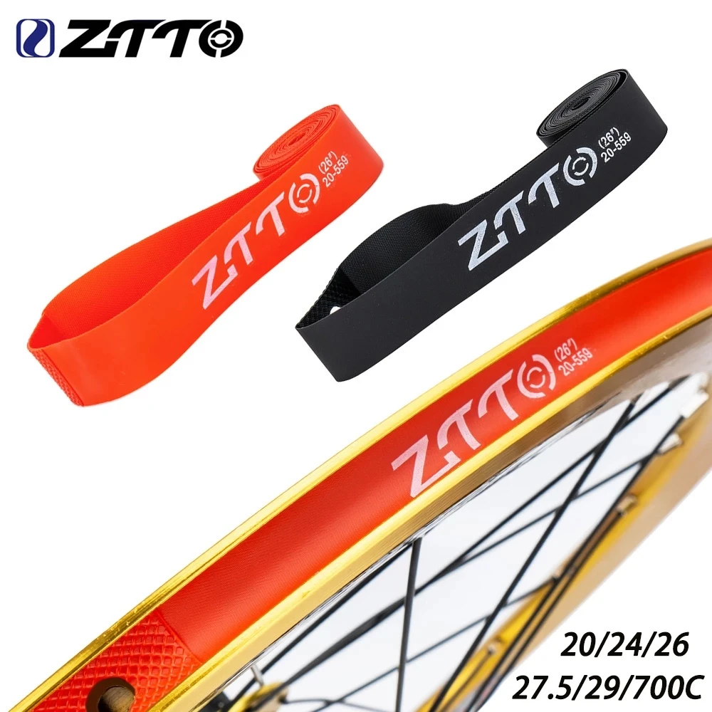 ZTTO 2 pezzi nastri per cerchioni per bici da strada MTB strisce per cerchioni in PVC premium nastri per ruote per cerchi da 20 24 26 27,5 29 pollici 700c ruota per bici pieghevole da strada