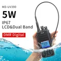 TYT MD-UV390 DMR Digital Walkie Talkie UV390 IP67 impermeabile Dual Band ricetrasmettitore UV GPS opzionale Upgrde di MD-390 + cavo USB