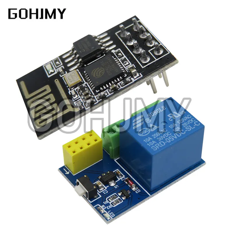 Esp8266 ESP-01S 5v wifi relais modul sachen smart home fernbedienung schalter für telefon app esp01s drahtloses wifi modul Image