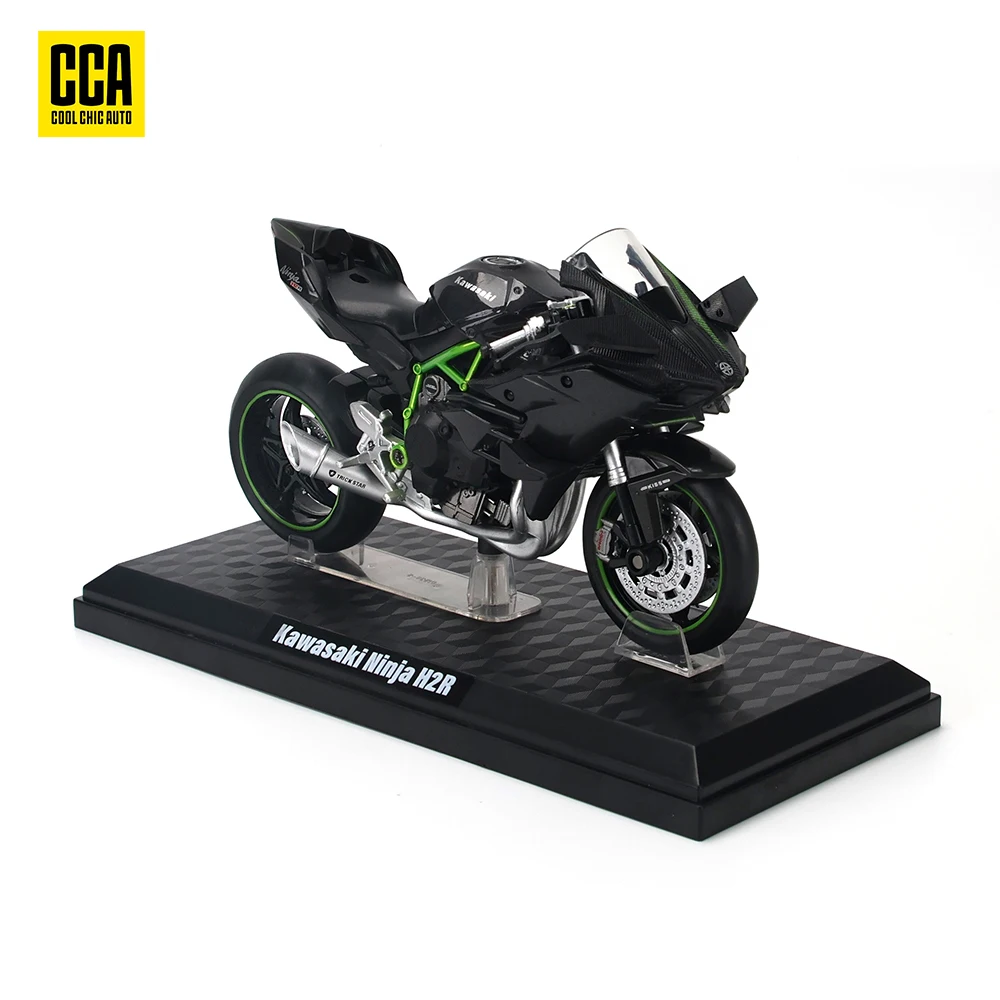 MSZ CCA 1:12 Kawasaki Ninja H2R mit Basislegierungsdruckgussauto-Motorradmodell, Spielzeug-Geschenk, statisches Motorradmodell aus Druckguss Image