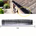 1 2 Meter Dachrinnen bürste ø mm Blatts chutz Photovoltaik schutz Dach bürste Fallrohre Dachrinnen