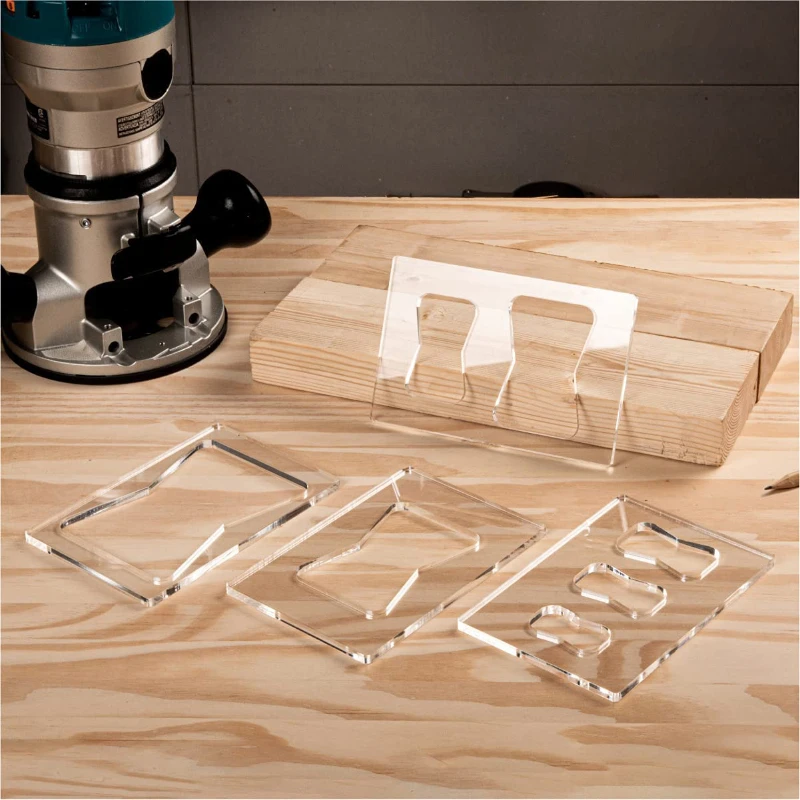 Schmetterling Inlay Vorlage Holzbearbeitung Bowtie Schlüssel Holz Fliege Einsteckschloss Inlays Buchse Router und Dekorative Vorlagen Image