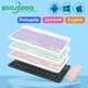 Spanisch Russisch Portugiesisch Bluetooth Tastatur Für iPad Tablet Laptops Handys Teclado Drahtlose