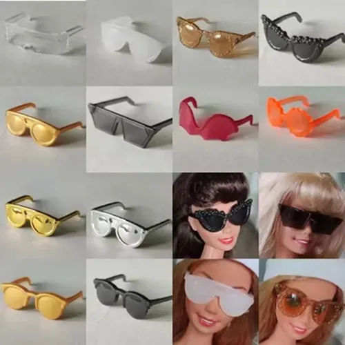 Modepuppe niedliche Mini-Brille für 30cm Puppe Puppe Multi-Styles Puppe Sonnenbrille Kinder Geschenk