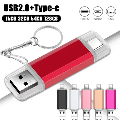 Typ C USB-Flash-Laufwerk otg 4GB 16GB 64GB 32GB 128GB Pen drive externer Speicher Mikrosp eicher Stick Typ C. Image