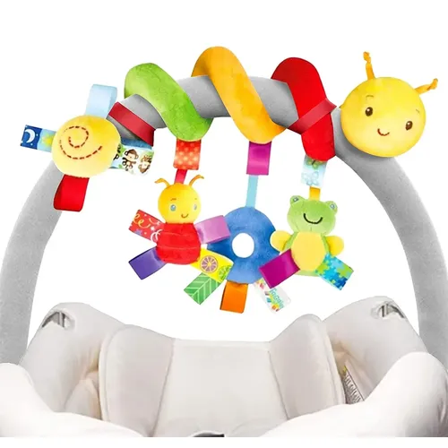 Weiches Babybett Bett Kinderwagen Spielzeug kreative Spirale Babys pielzeug für Neugeborene Autos
