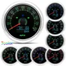 85 mm GPS-Tachometer mit Antena COG TRIP Gesamtkilometer-Kilometerzähler mit Blinker, 7 Farben