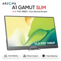 Arzopa 14.0 ''1080p fhd ips ultra dünner tragbarer Monitor mit usb c hdmi externem zweiten