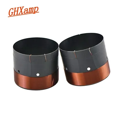 GHXAMP 63,5 MM BASS schwingspule SubWoofer 8OHM Balck Aluminium Sound Air Outlet Loch Für 12 "15" Image