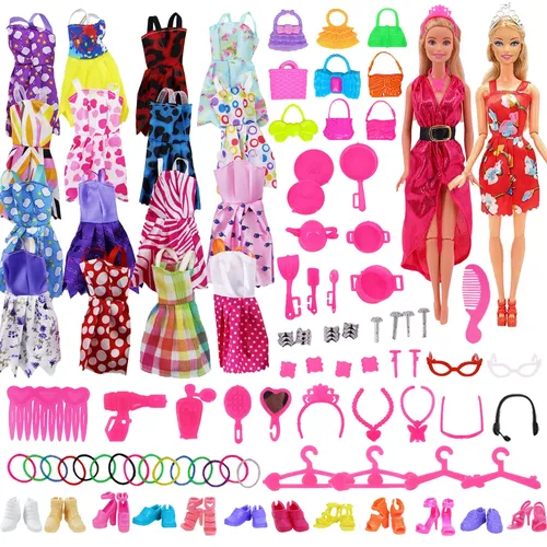 30cm Barbies Puppe Kleidung Schuhe Abendkleid & Accessoires für 11 5 Zoll Barbies Puppe 1/6bjd