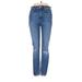 Rag & Bone Jeans - High Rise: Blue Bottoms - Women's Size 26 - Distressed Wash