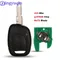 Jingyuqin Chiave A Distanza Per Auto Misura per Renault Master Kangoo Clio Twingo NE72 Lama PCF7946