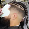 1 pz forma dell'attaccatura dei capelli Trim Card Curve modello di attaccatura dei capelli uomini