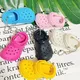 1 pz carino 3D Mini EVA Beach Hole Little Croc scarpa portachiavi ragazza borsa regalo accessori