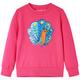 vidaXL Kids' Sweatshirt Bright Pink 104