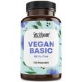 Yes Vegan® Vegan Basic - Vitamin B12 K2 D3 Eisen Zink Selen und Omega 3 Kapseln 1x66 g