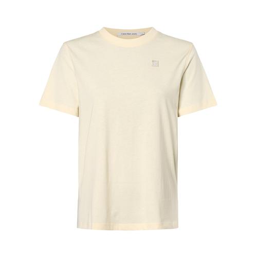 Calvin Klein Jeans T-Shirt Damen vanille, L