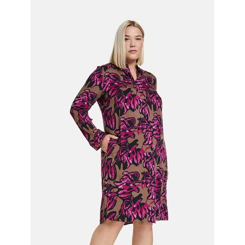 Samoon Blusenkleid Damen braun, 50