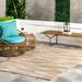 Brooklyn Rug Co Maddy Abstract Lined Indoor/Outdoor Area Rug