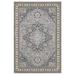 Style Haven Everly Traditional Center Medallion Blue/ Grey Area Rug