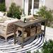 Polytrends Laguna All Weather Poly Outdoor Console Table - Two Shelf